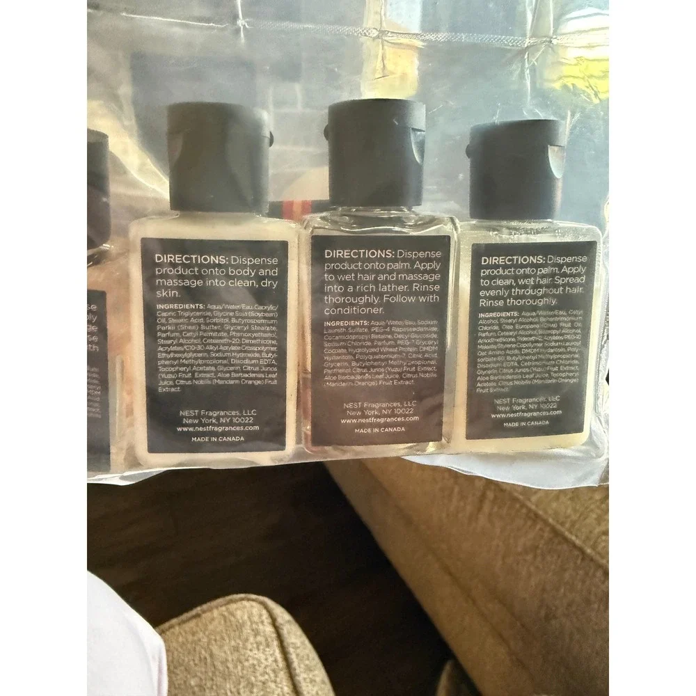 5 Travel size‎ NEST Sicilian Tangerine Bath Items